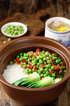 青豆酸菜肉沫