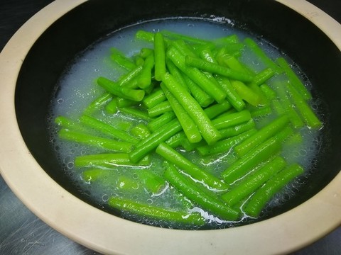蒸豆角
