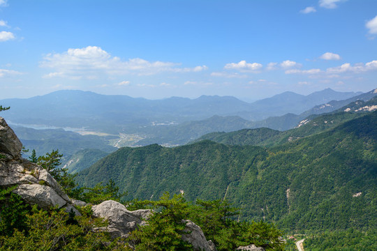 湖北天堂寨國(guó)家地質(zhì)公園夏日風(fēng)光