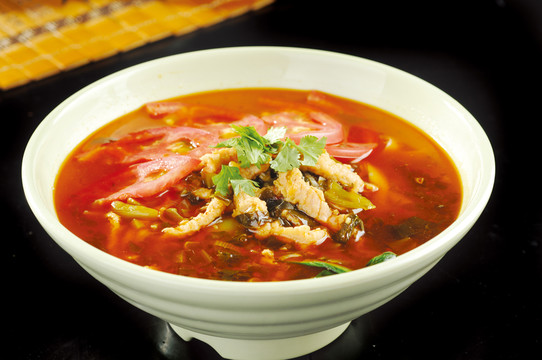酸菜肉絲面