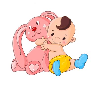 可愛(ài)的卡通寶寶