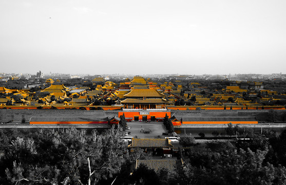 北京故宮全景