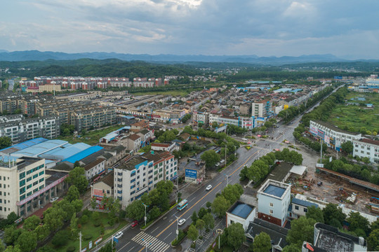 枝城鎮(zhèn)航拍