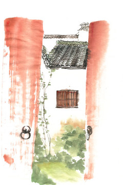 農(nóng)村的院落