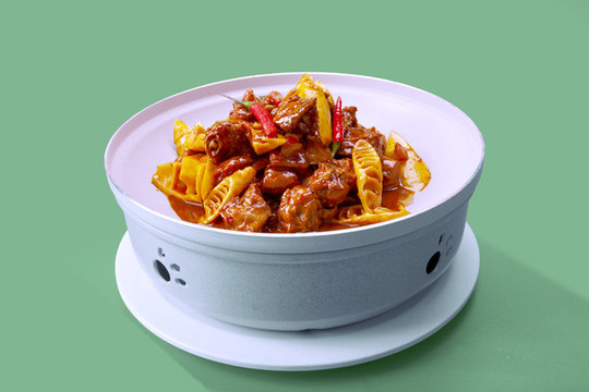 農(nóng)家兔煨春筍