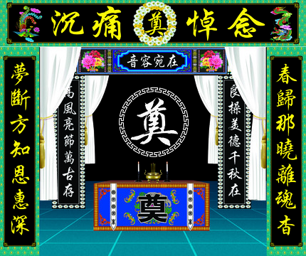 祭奠背景