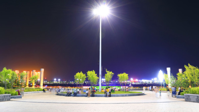 甘肅康樂縣夜景