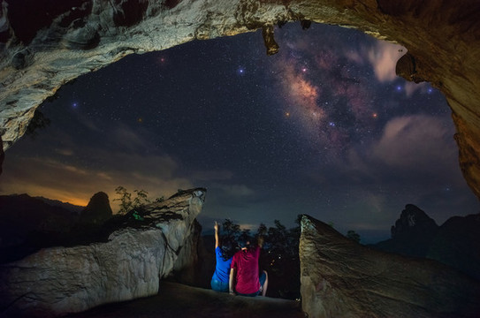 浪漫星空銀河