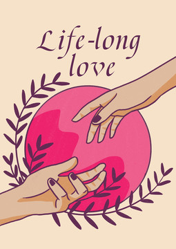 原創(chuàng)唯美浪漫七夕情人節(jié)插畫(huà)