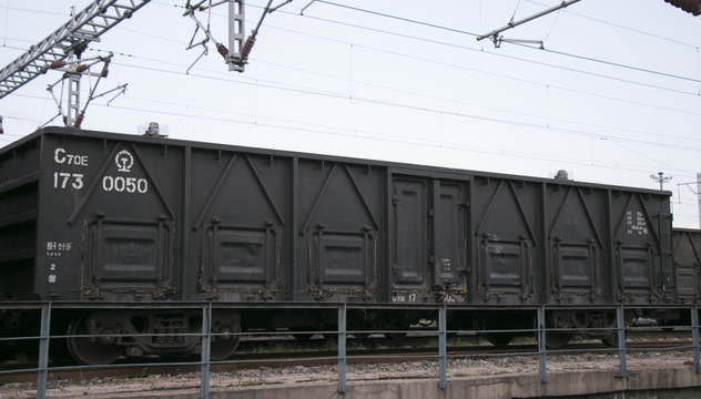 黑色車皮車廂