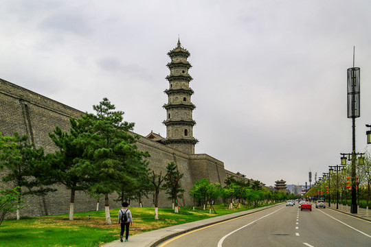 大同古城雁塔