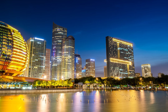 杭州CBD夜景