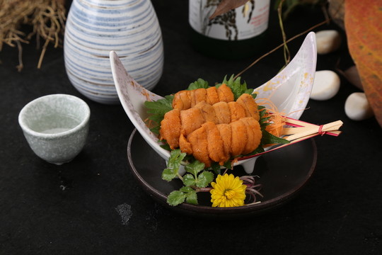 日本海膽刺身