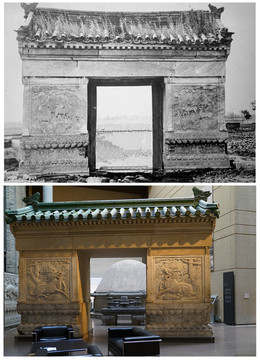 博物館里的中式建筑