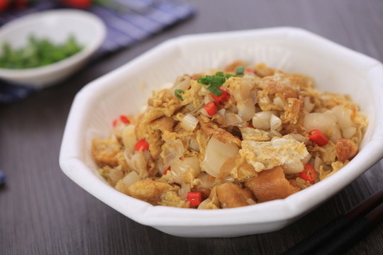 蕌頭炒土雞蛋