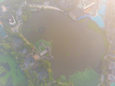 武漢夏日城市航拍迷人風(fēng)光