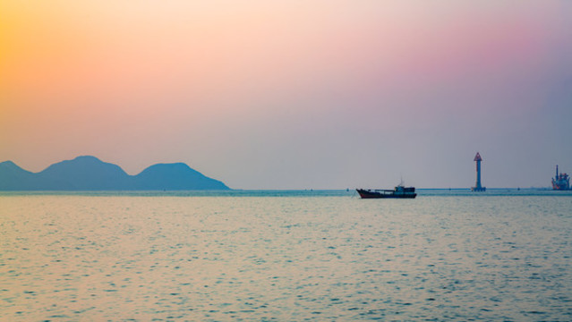 高欄島黃昏