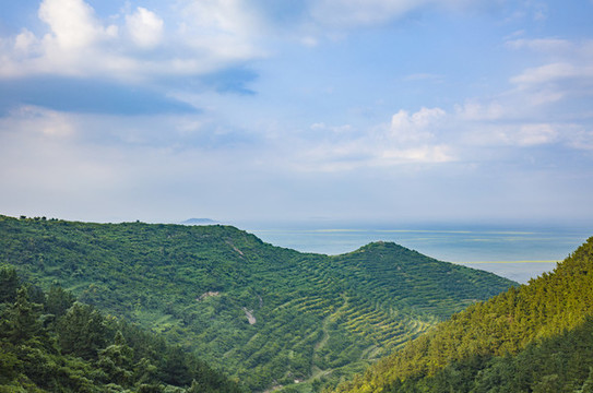 青島嶗山大海