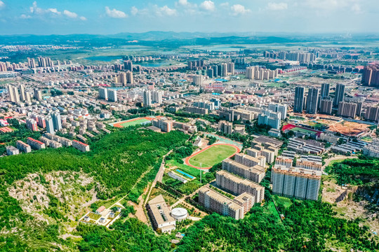 航拍淮北師范大學