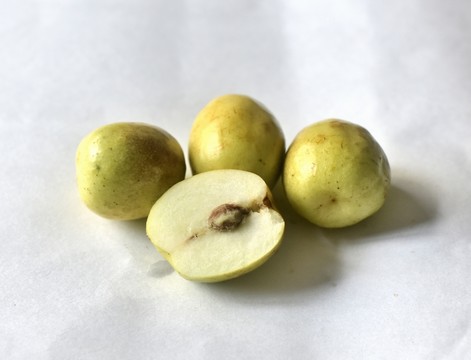 切開(kāi)的棗子