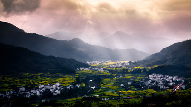婺源江嶺梯田