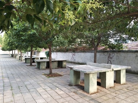 老式乒乓球臺(tái)