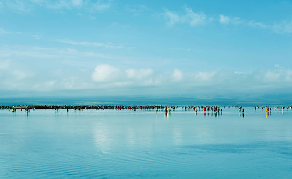 中國青海茶卡鹽湖