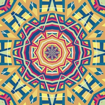 幾何花紋