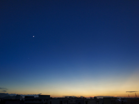 漸變天空