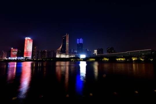 安徽有線電視臺夜景