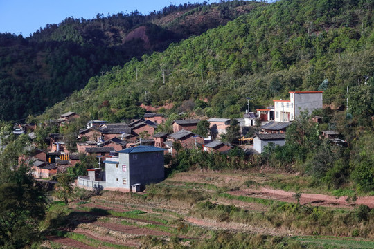 云南山村古村