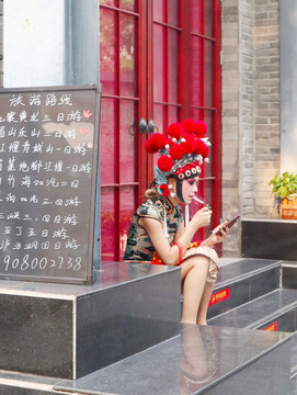 吸煙的女人