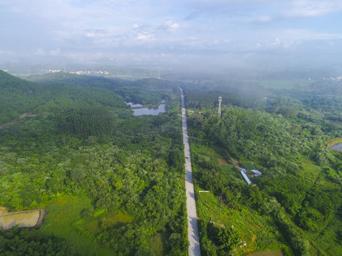 航拍公路