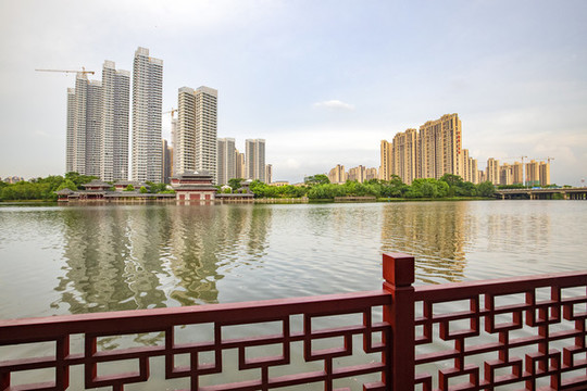 中國廣東省惠州市金山湖公園
