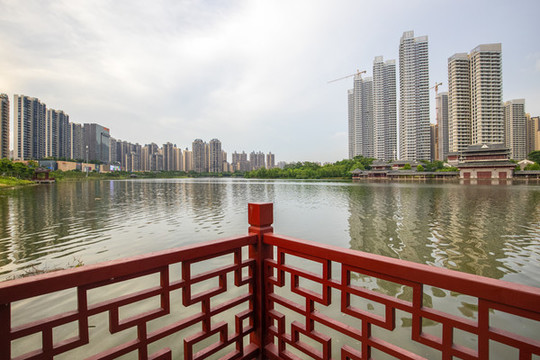 中國廣東省惠州市金山湖公園