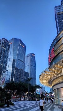 天河路夜景