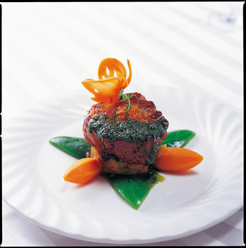 青蔥松子汁燒梅花肉