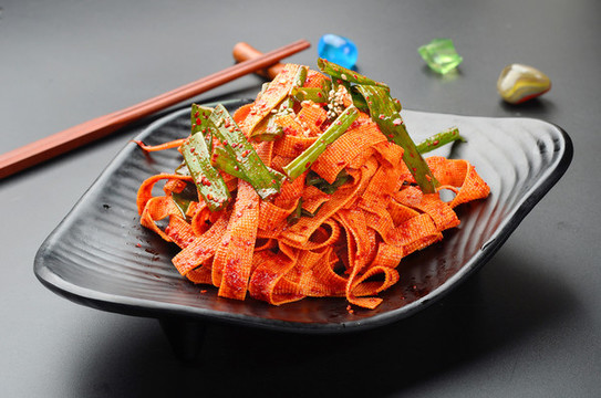 拌干豆腐