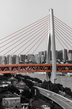 城市黑白建筑風(fēng)光攝影圖