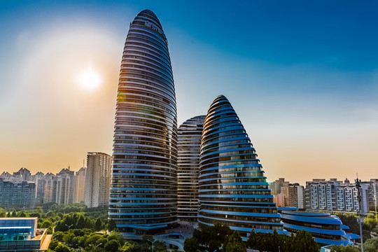 城市建筑風(fēng)光攝影圖