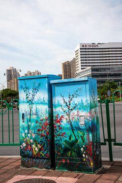 街邊配電箱