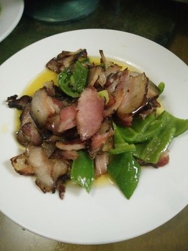 青椒老臘肉