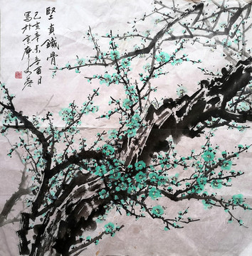 國畫梅花
