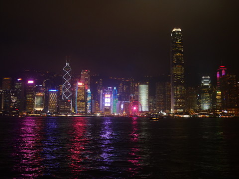 香港城市風(fēng)光夜景