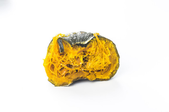 蒸熟的板栗味南瓜