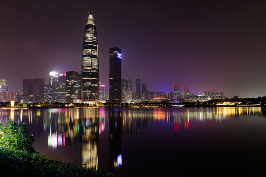 深圳人才公園夜景