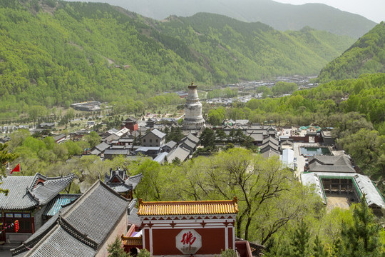 忻州五臺(tái)山全景