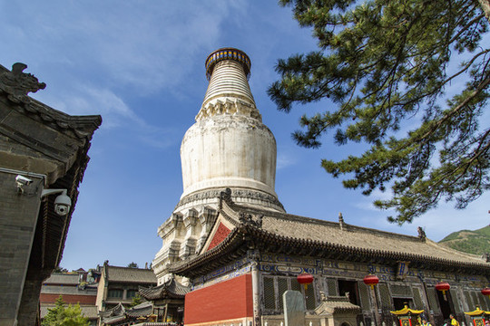 忻州五臺山塔院寺白塔