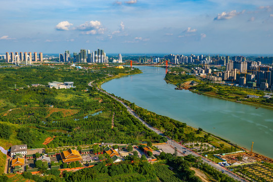 俯瞰南寧全景