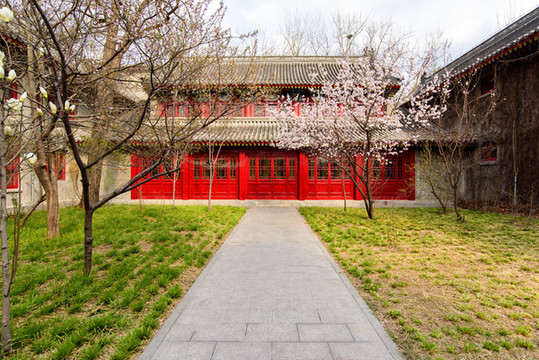 北大校園靜園四院群齋三合院